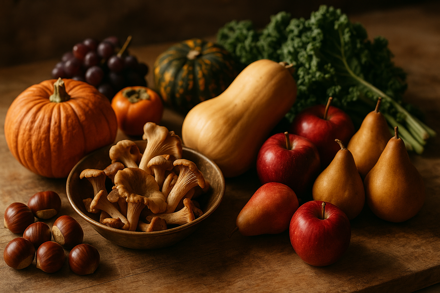 Ingredientes de temporada en otoño: qué comprar en el mercado