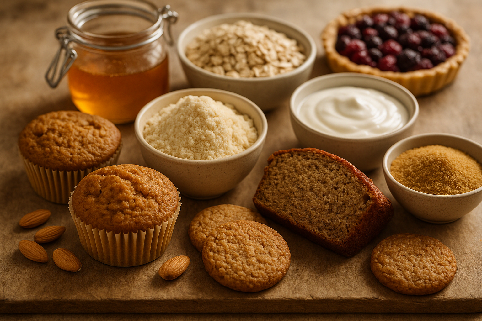 Los secretos de la repostería saludable: cómo sustituir azúcar, harina y mantequilla