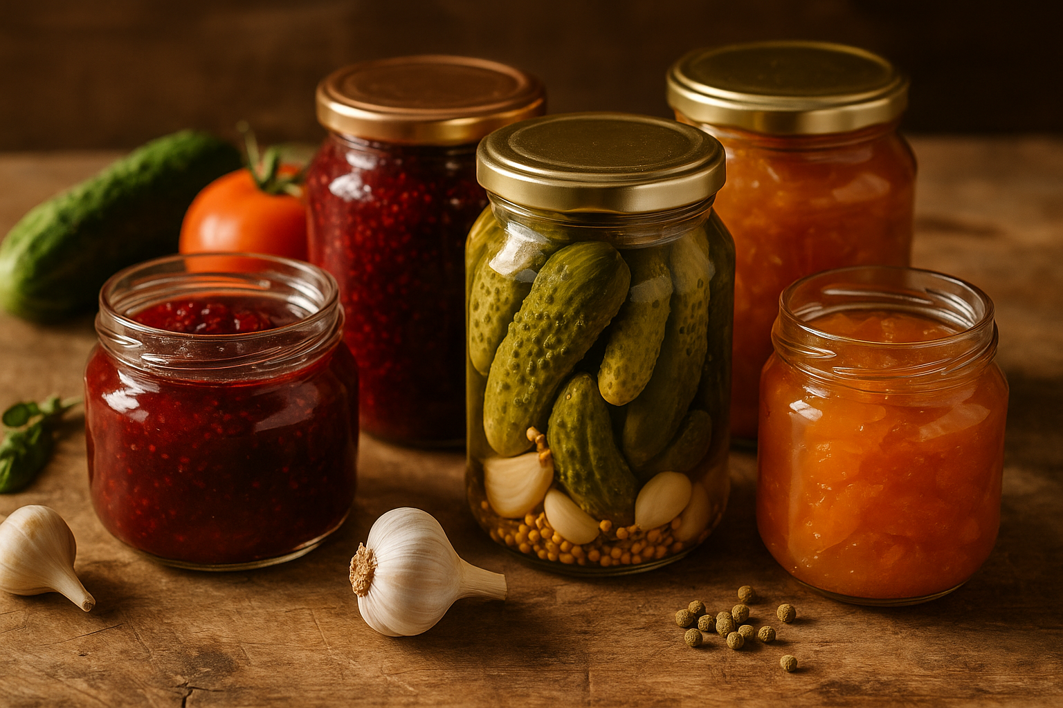 El arte de las conservas caseras: mermeladas, encurtidos y confituras