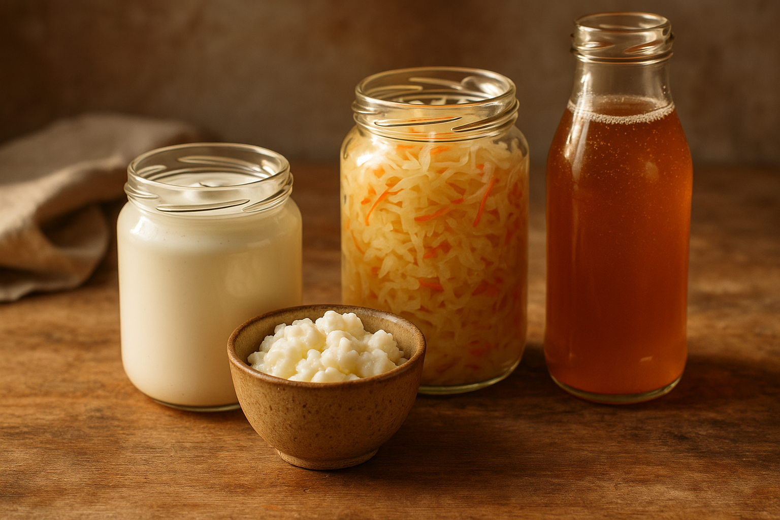 Fermentados en casa: yogur, kéfir, chucrut y kombucha