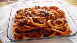 Calamares a la napolitana (La Chef 2100) en Experimentando en la cocina