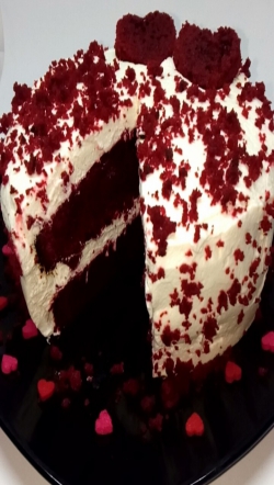 Red Velvet Cake en Experimentando en la cocina