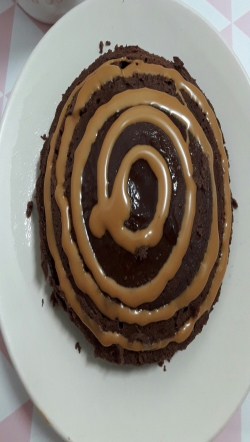 Mug cake de chocolate al microondas en Experimentando en la cocina