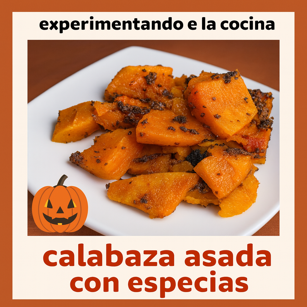 Calabaza asada con especias