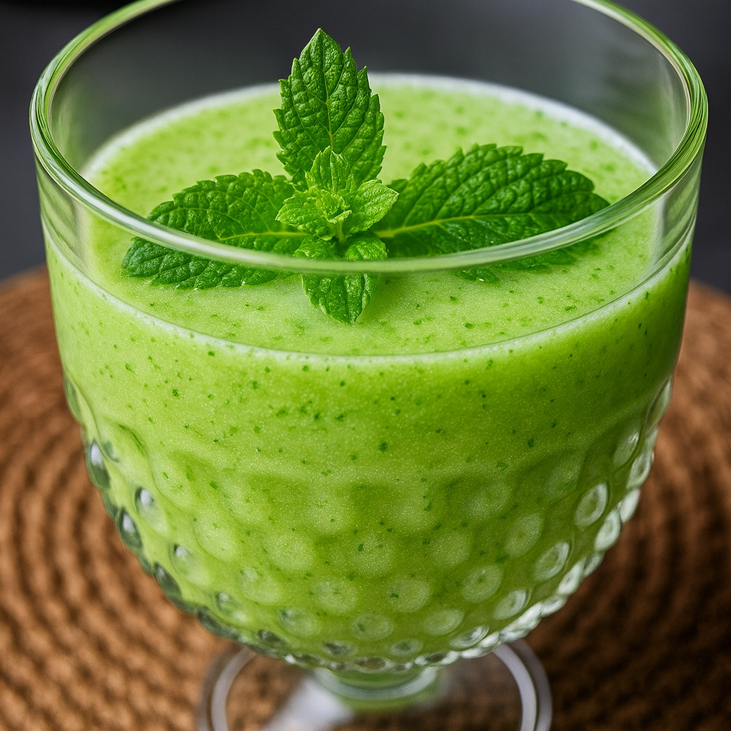 Crema fría de melón y pepino