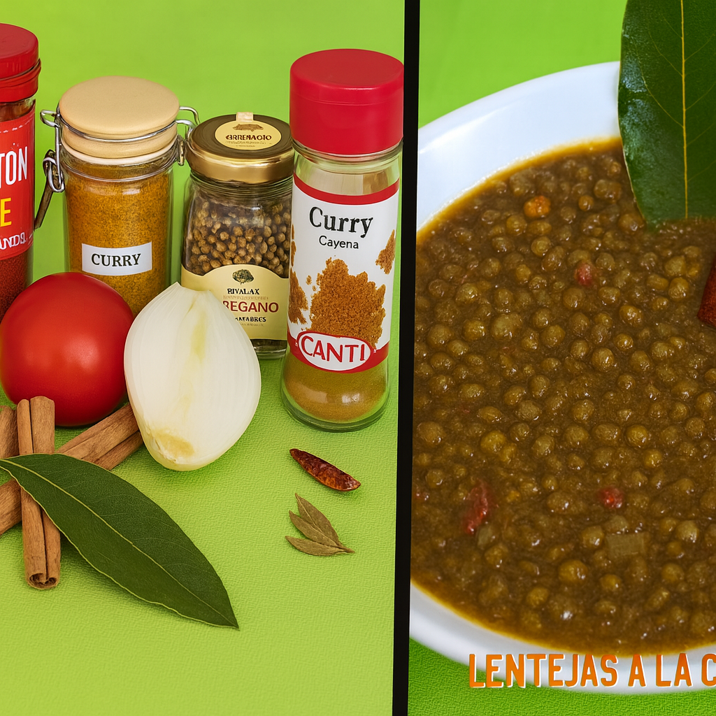 Lentejas a la canela