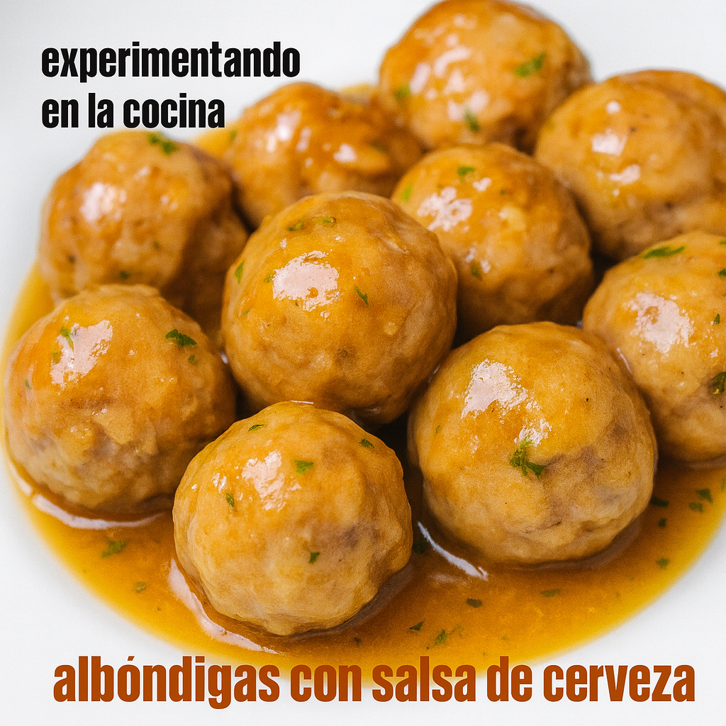 Albóndigas con salsa de cerveza