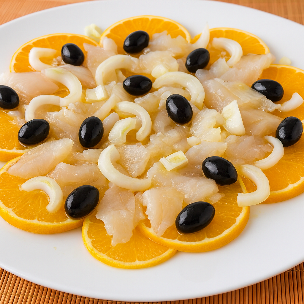 Ensalada de naranja y bacalao