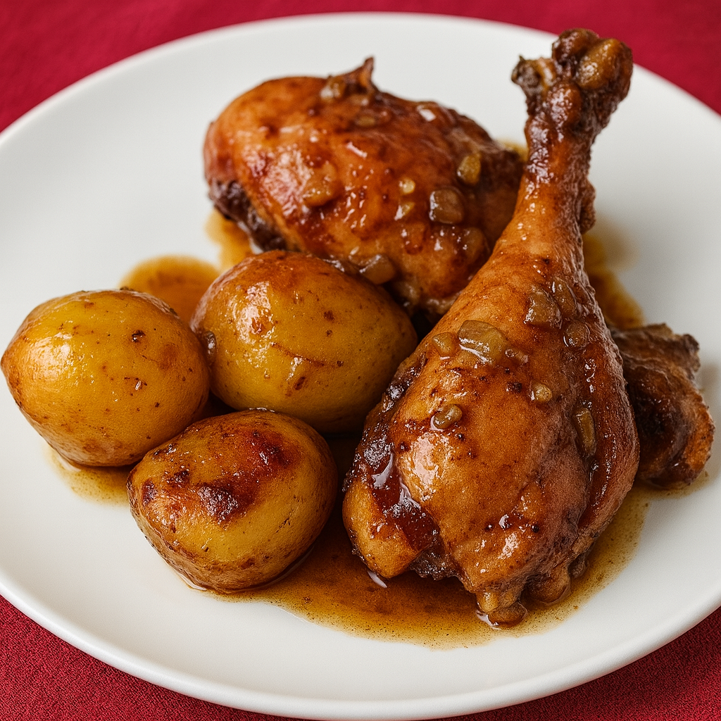 Pollo a la coca-cola