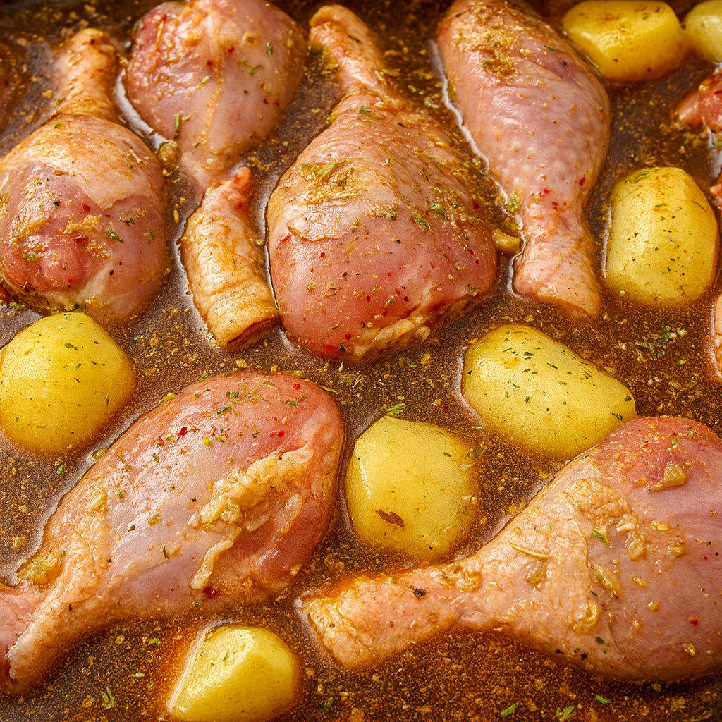 Pollo a la coca-cola