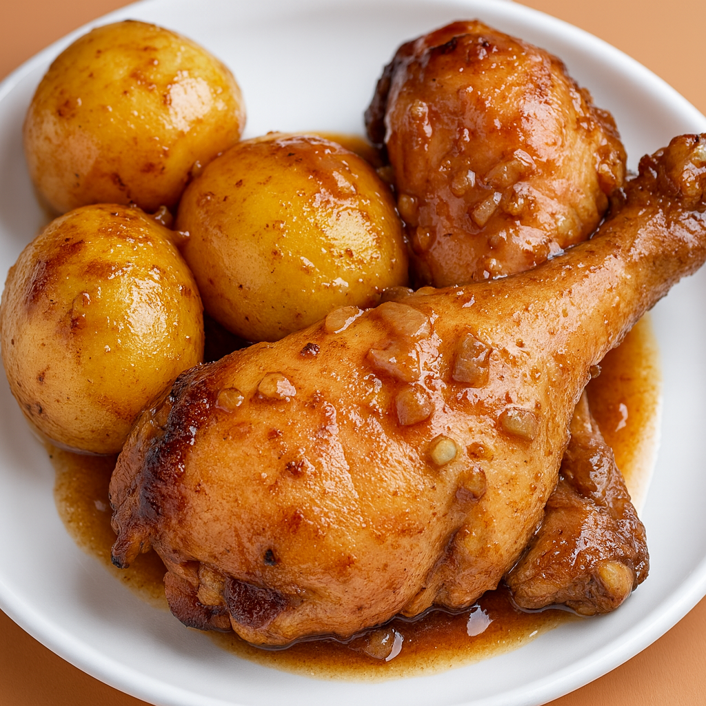 Pollo a la coca-cola