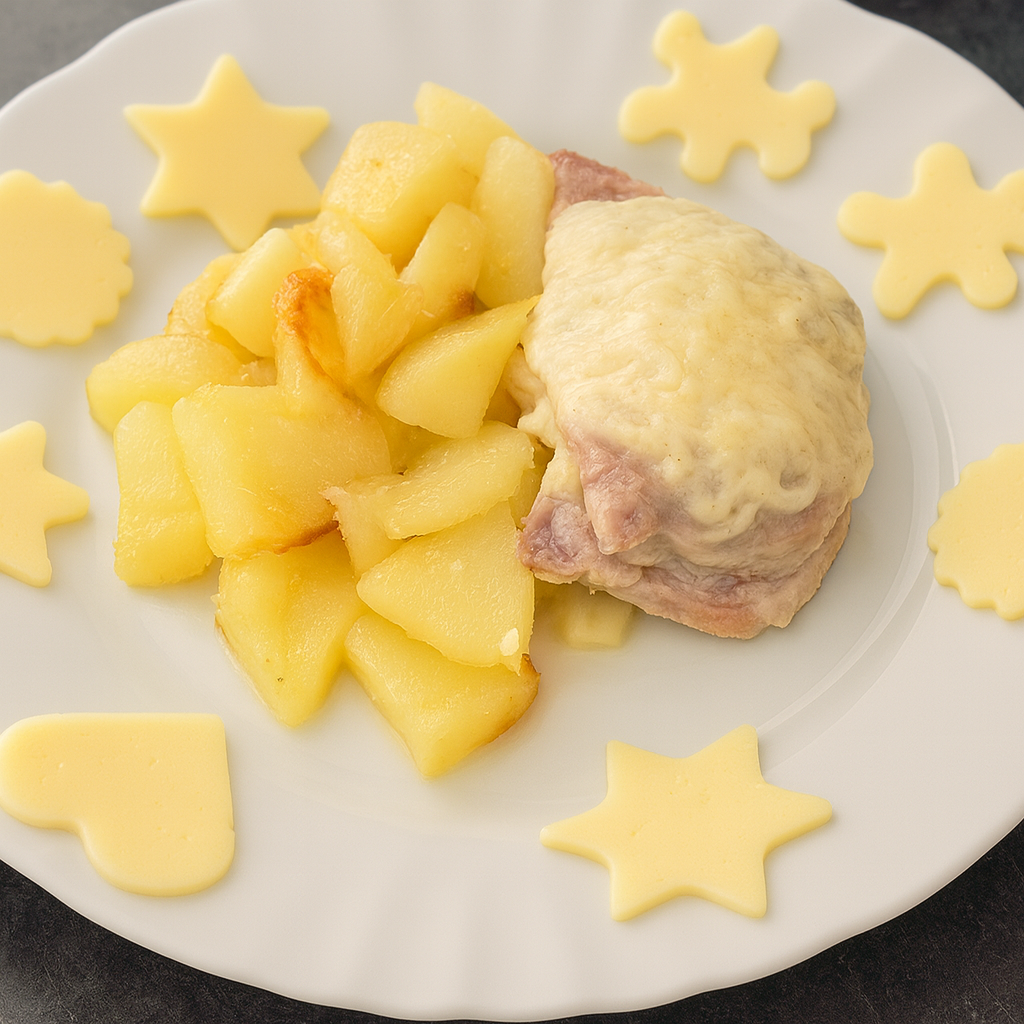 Lomo de cerdo a los cuatro quesos en La Chef 2100