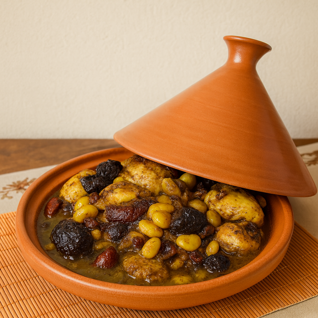 Tayin de pollo y canela