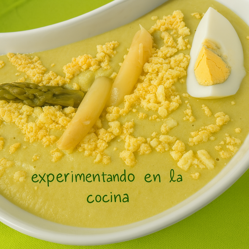 Salmorejo de espárragos (Thermochef)