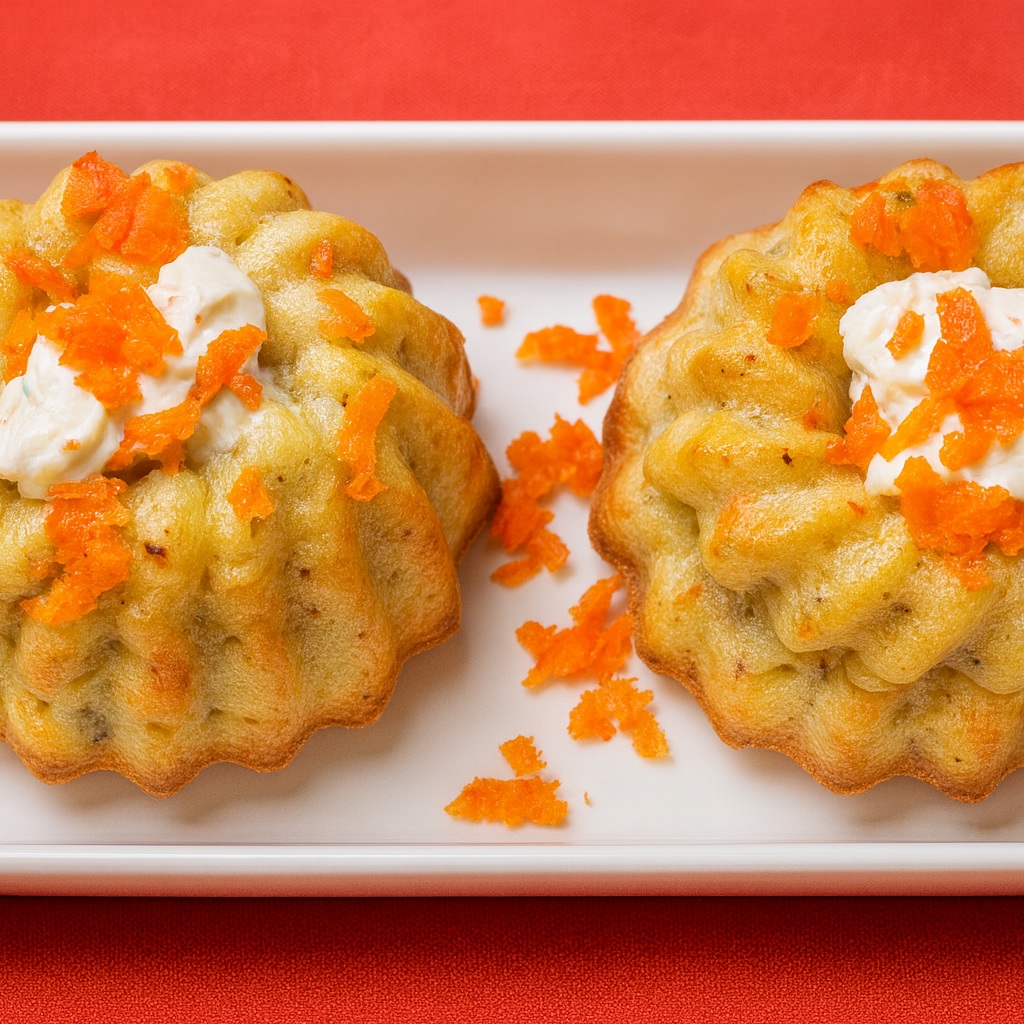 Magdalenas de salmón ahumado