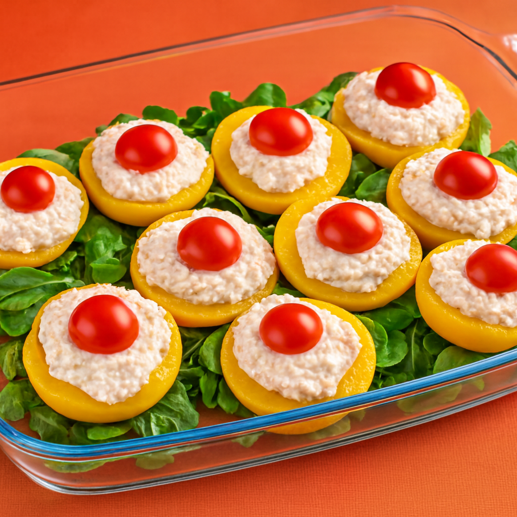 Melocotones rellenos