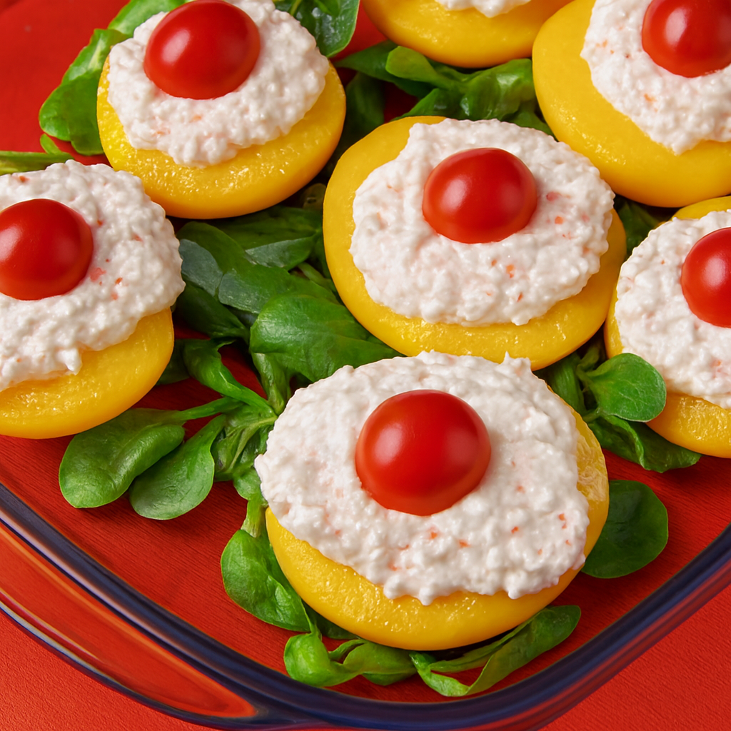 Melocotones rellenos