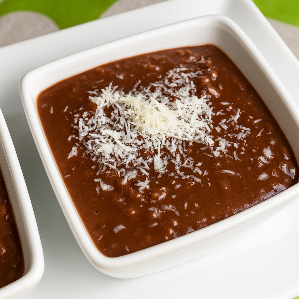 Arroz con leche y chocolate