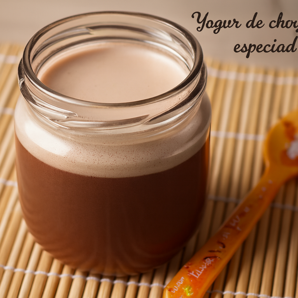 Yogur de chocolate especiado