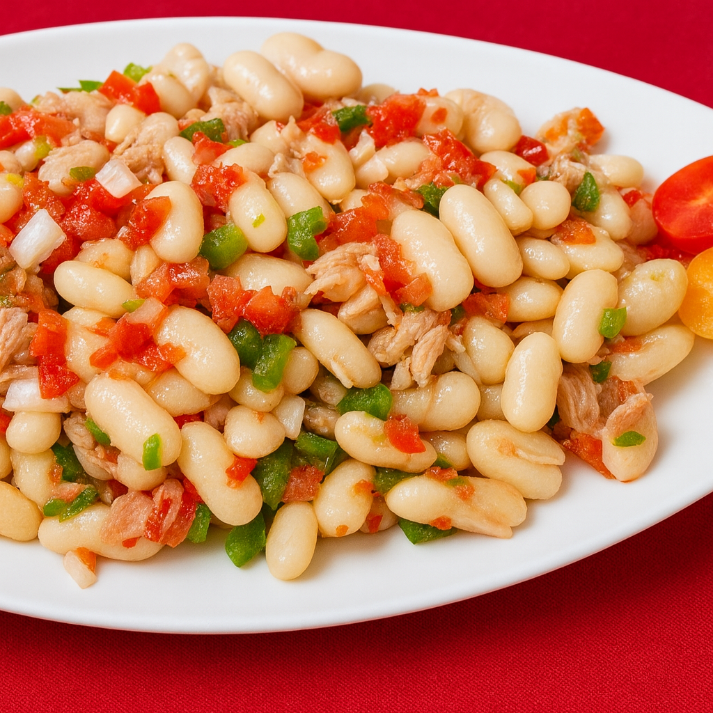 Ensalada de alubias blancas
