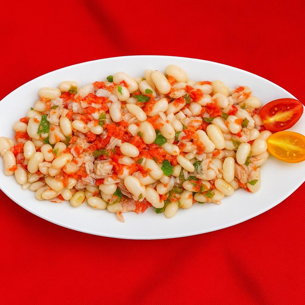 Ensalada de alubias blancas