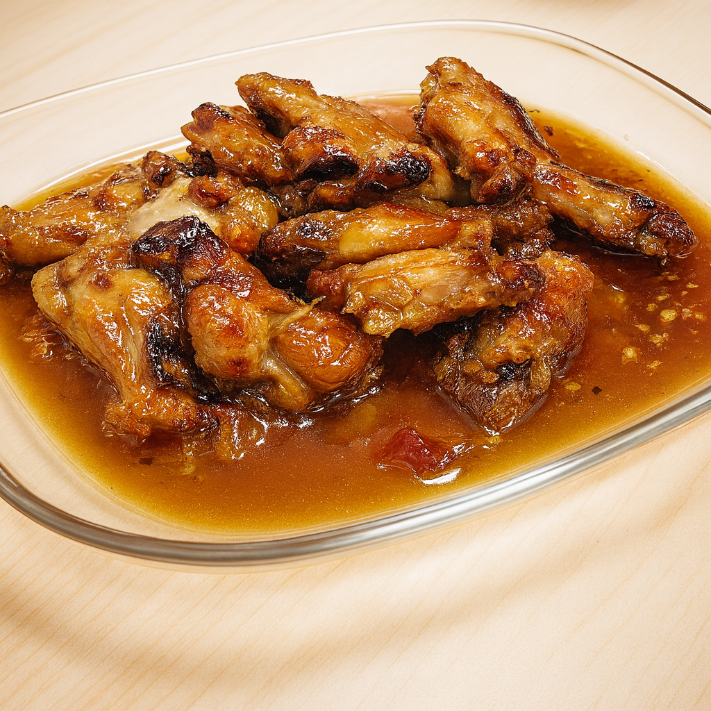 Alitas de pollo caramelizadas (La Chef 2100)