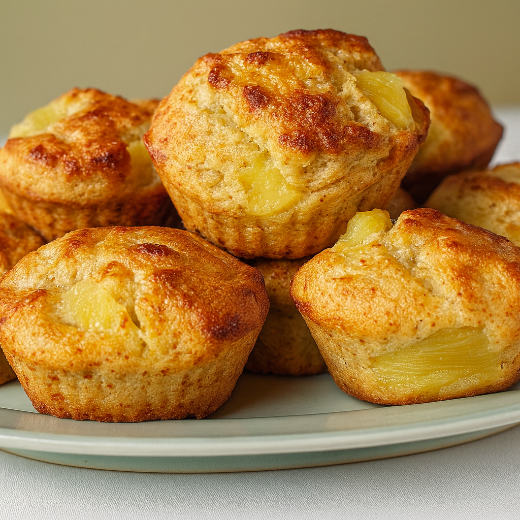 Muffins de piña