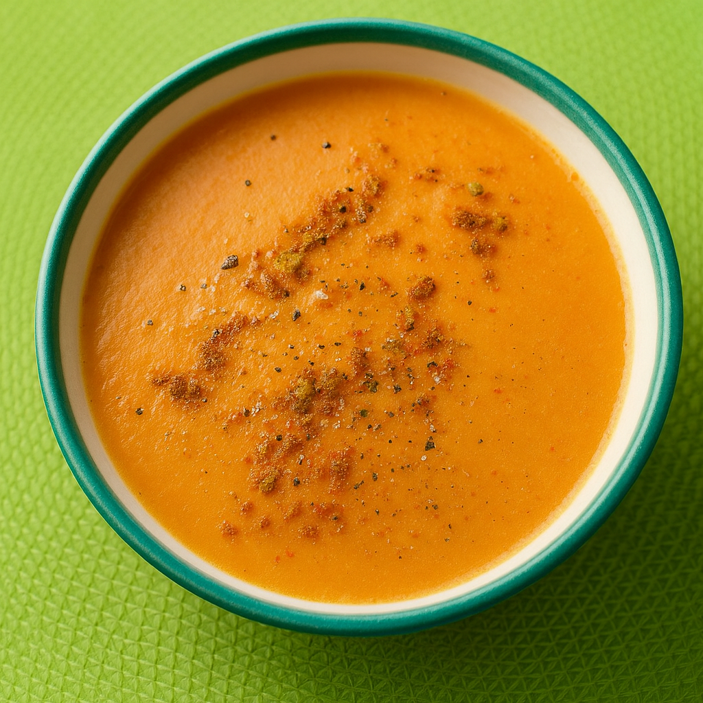 Crema de zanahorias y calabaza