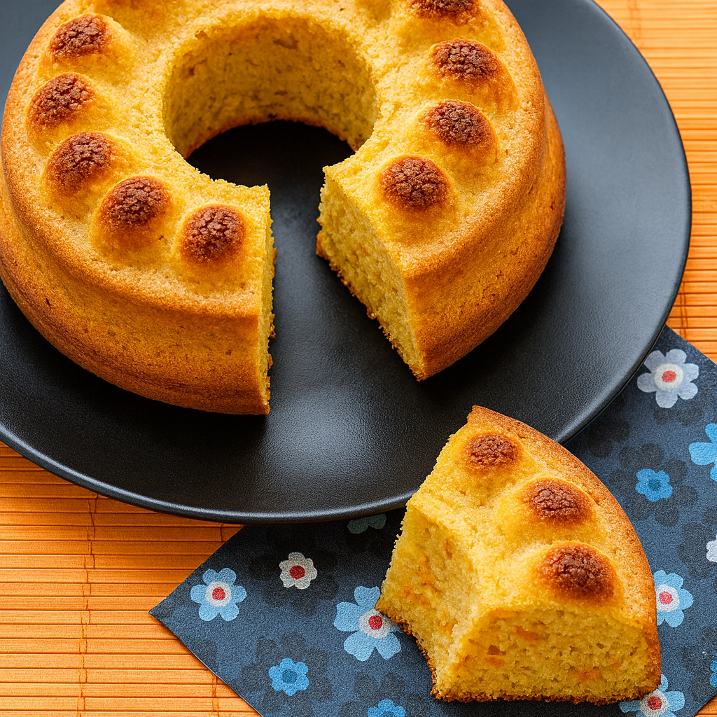 Bizcocho de naranja fit