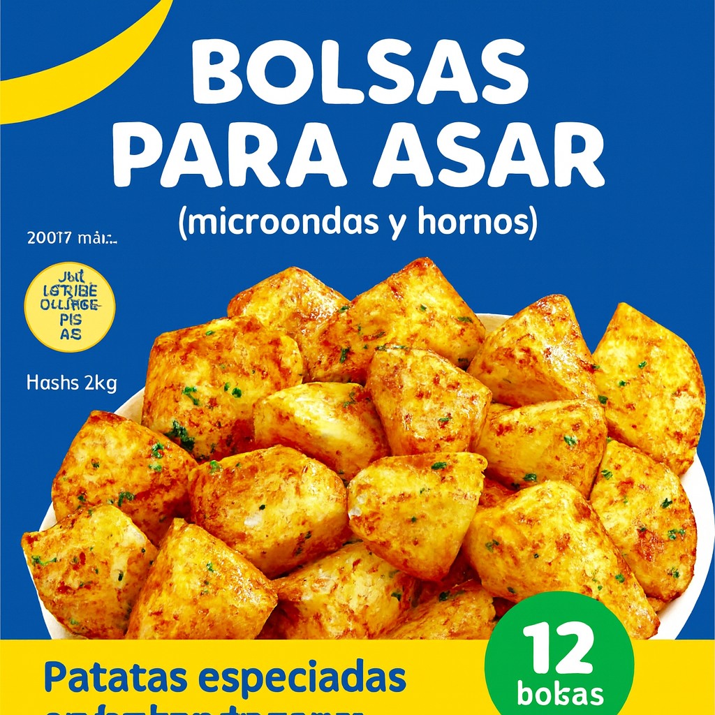 Patatas especiadas en bolsa de asar