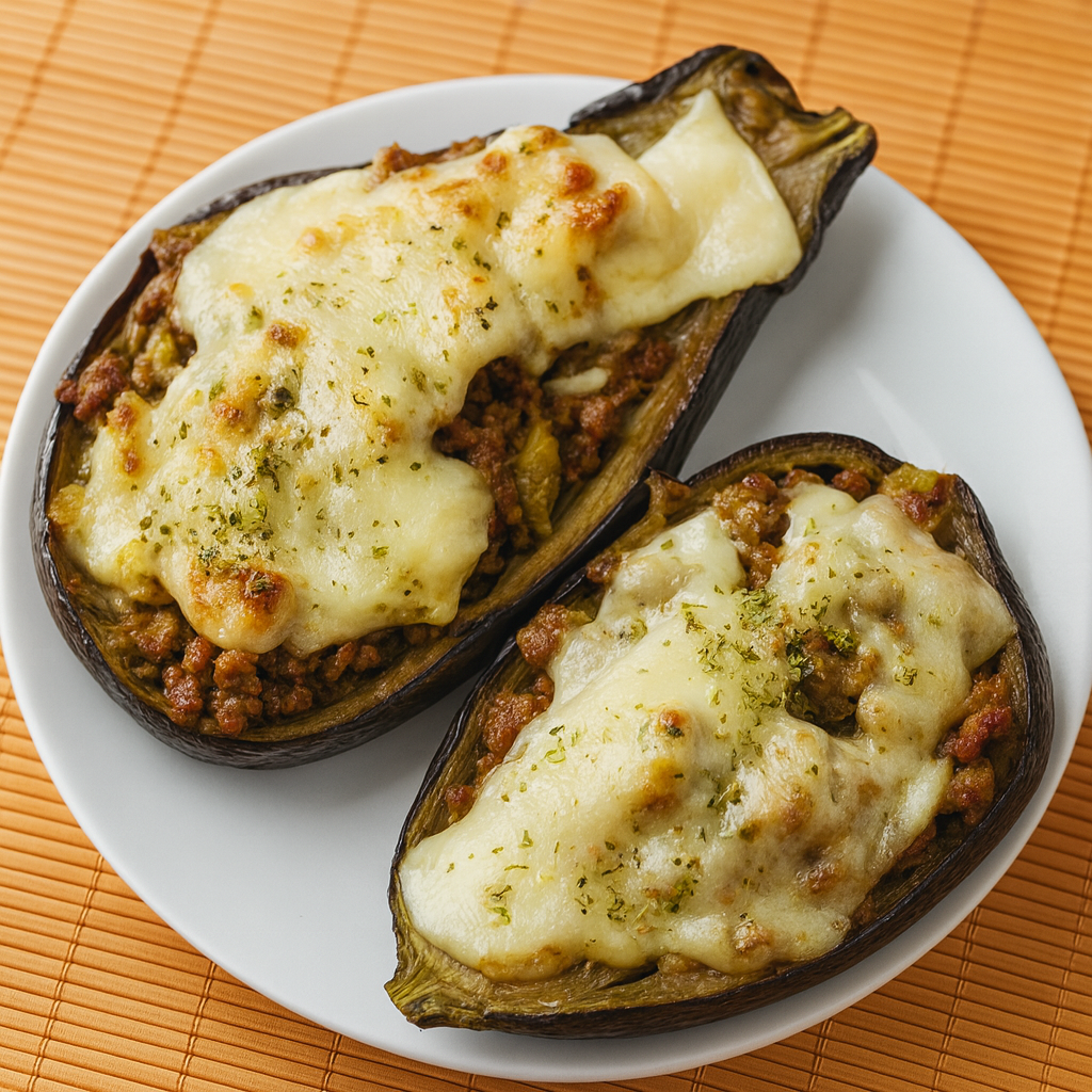 Berenjenas rellenas de carne