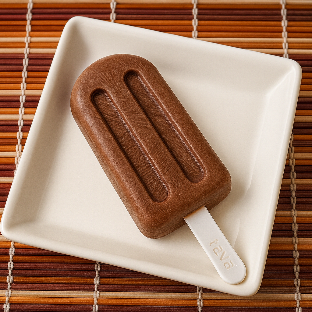 Polos de plátano y chocolate