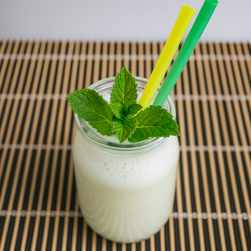 Smoothie de melón y menta