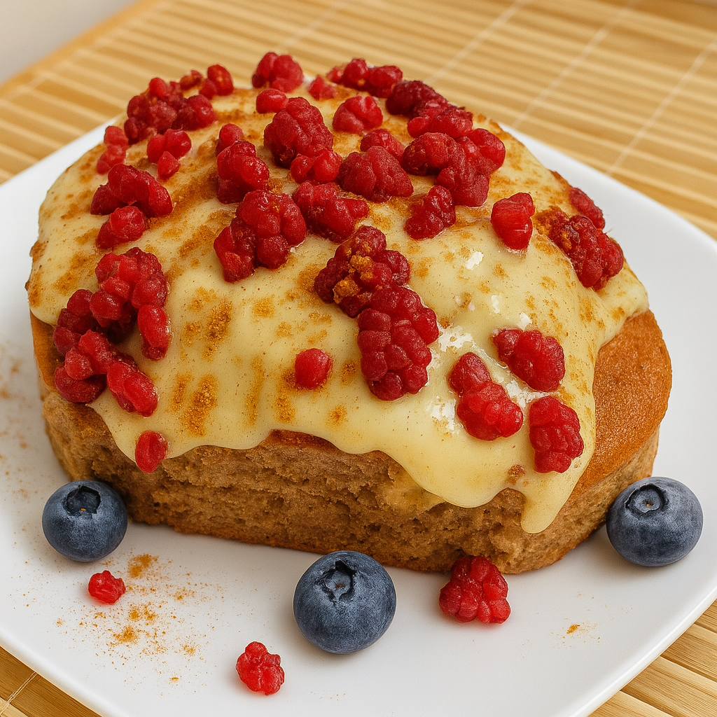 Bizcocho de manzana y especias fit