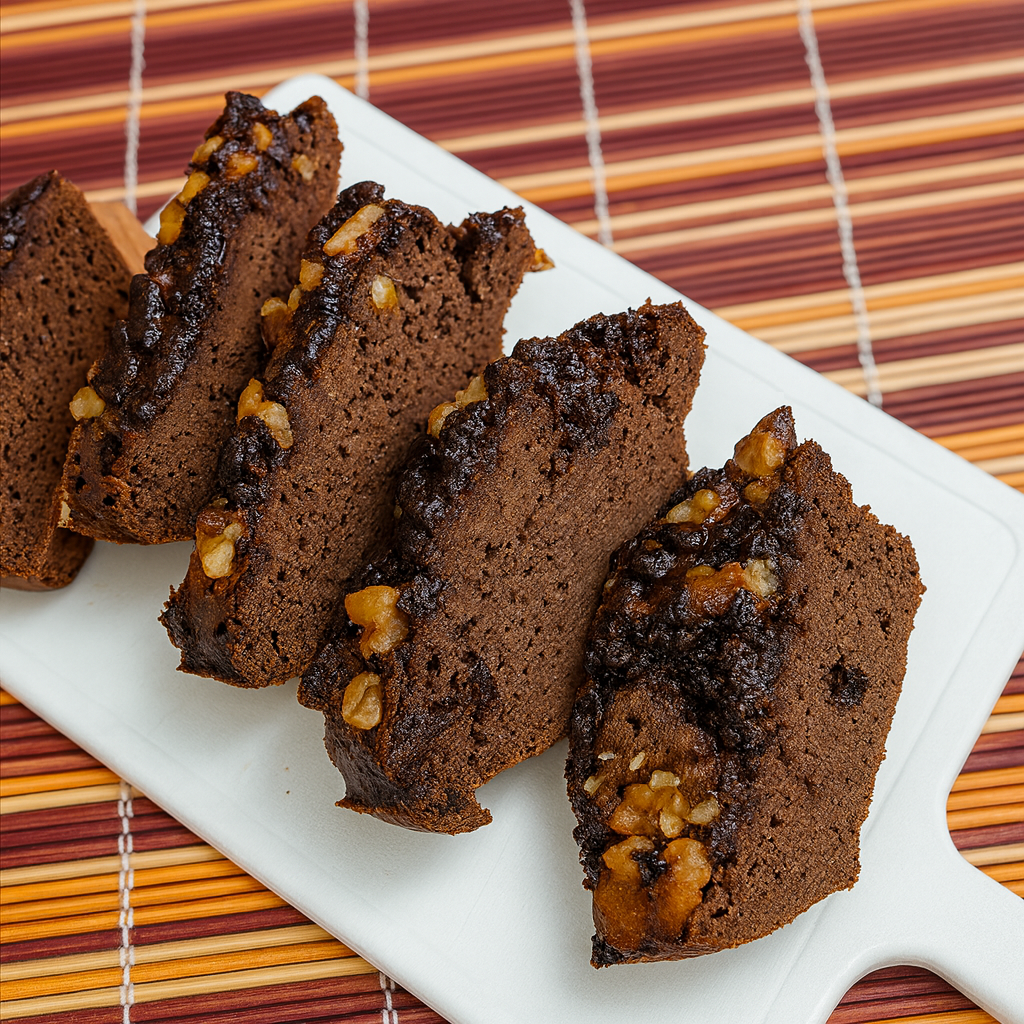 Bizcocho de avena y plátano fit