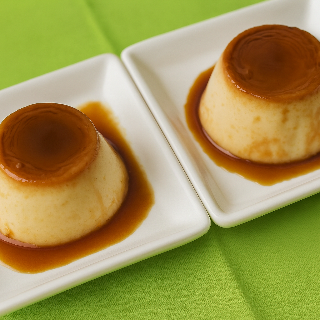 Flan de queso mascarpone