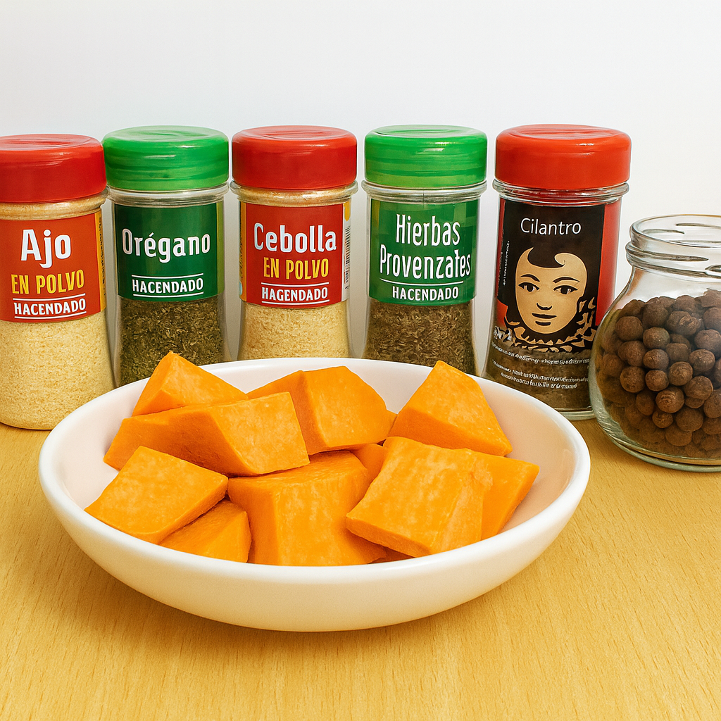 Boniato al horno con especias