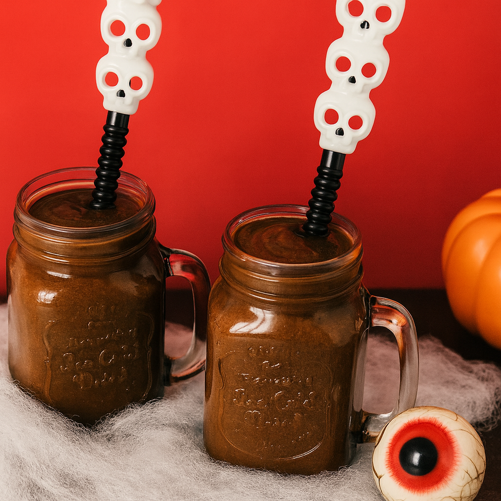 Batido de boniato, aguacate y chocolate