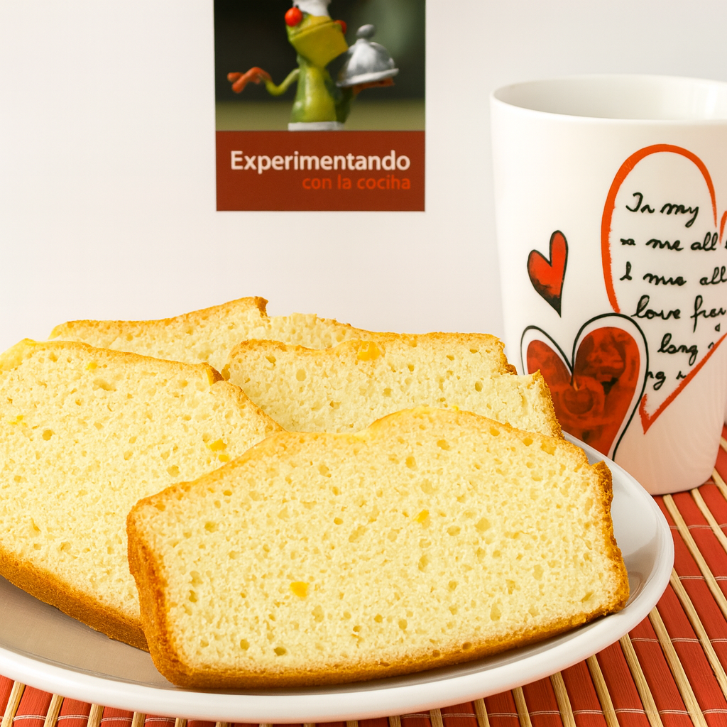 Bizcocho de yogur y naranja light