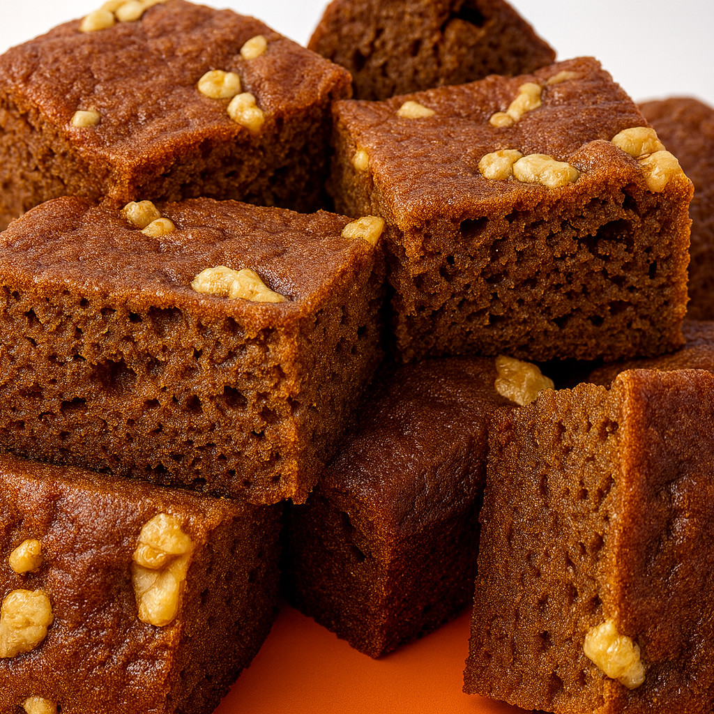 Bizcocho de caqui persimon y nueces