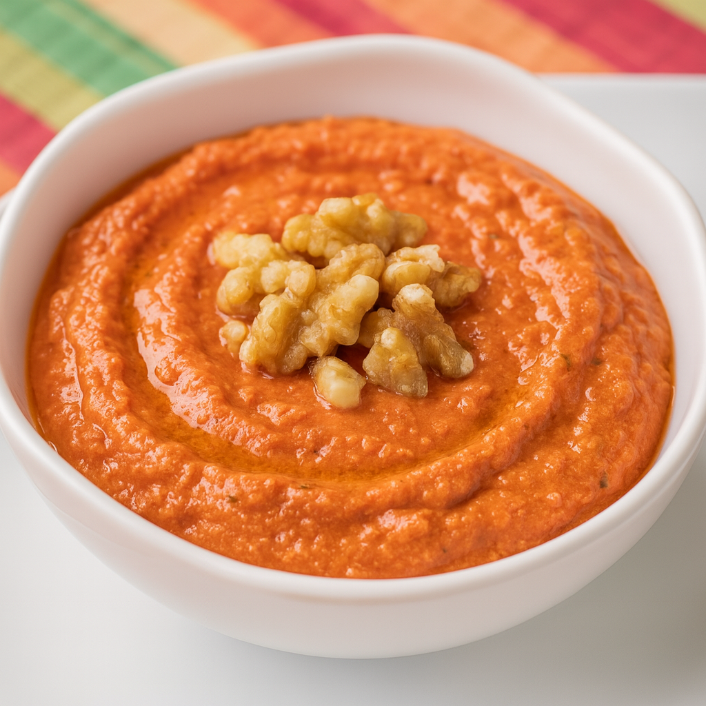 Crema de pimientos (Mhammara o Muhammara)