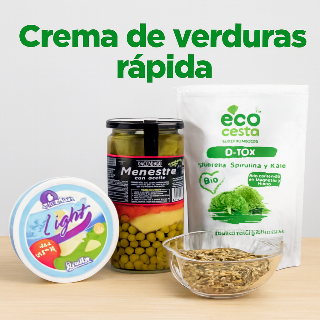 Crema de verduras rápida