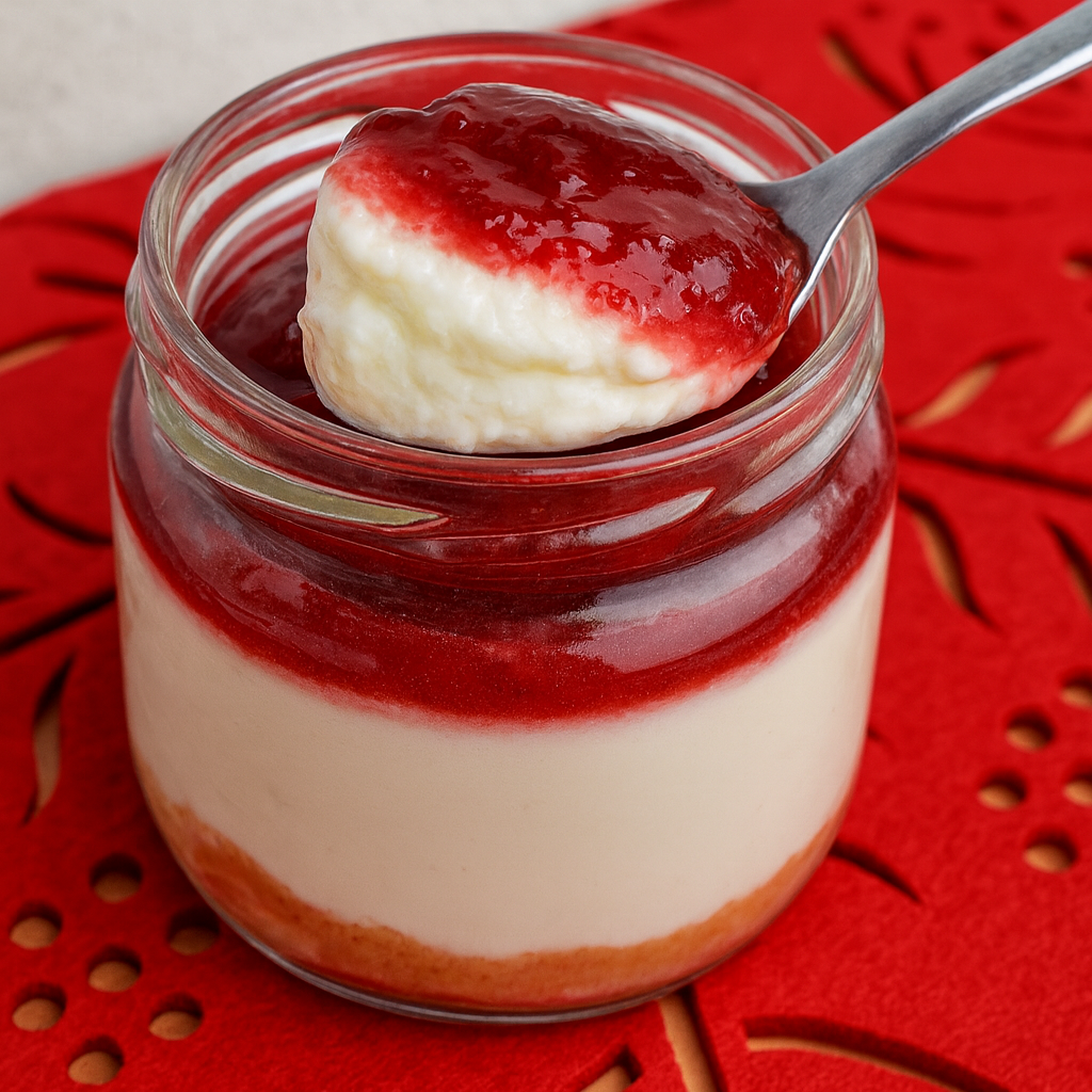 Postre de queso ligero