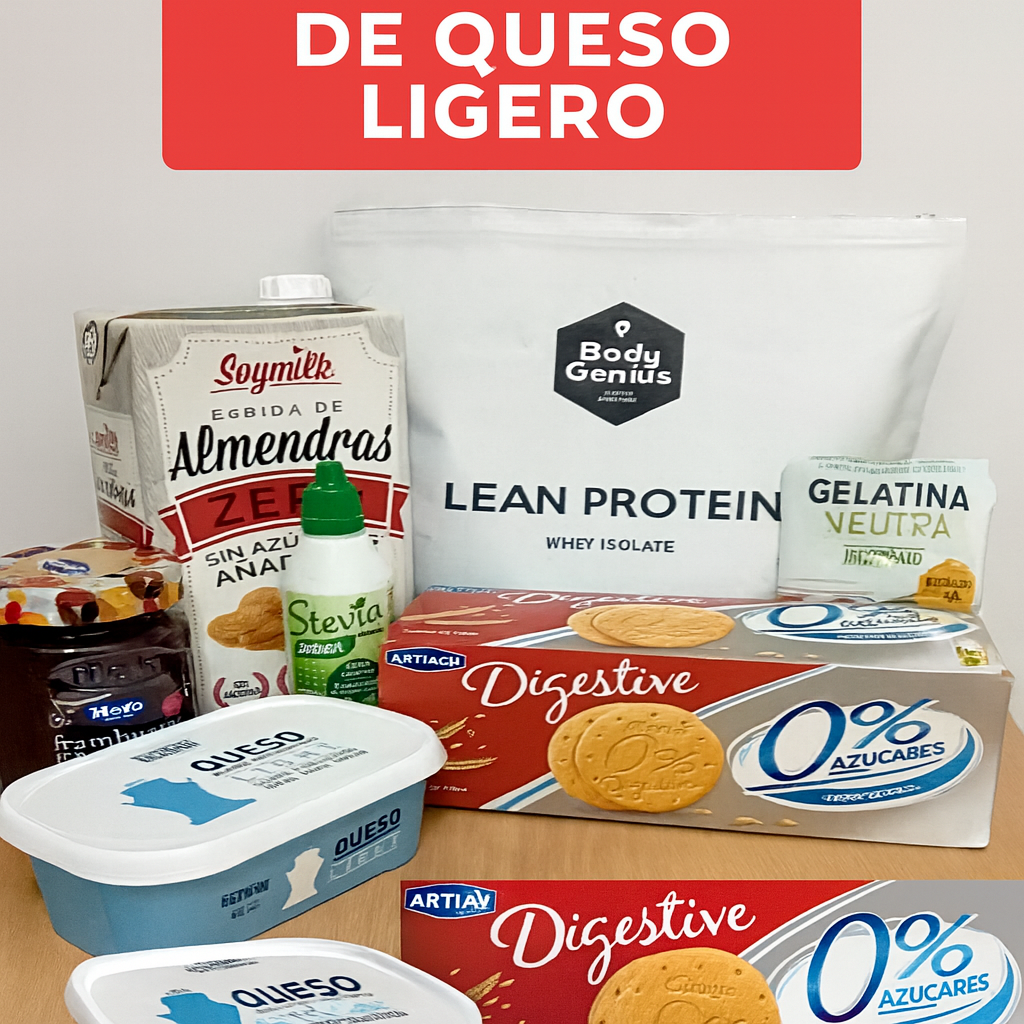 Postre de queso ligero