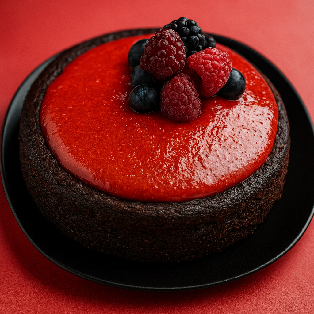 Pastel de chocolate y calabaza