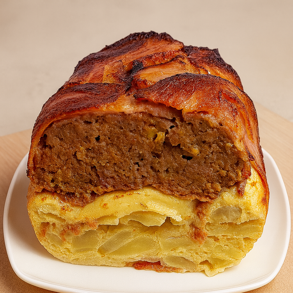 Pastel de carne y tortilla
