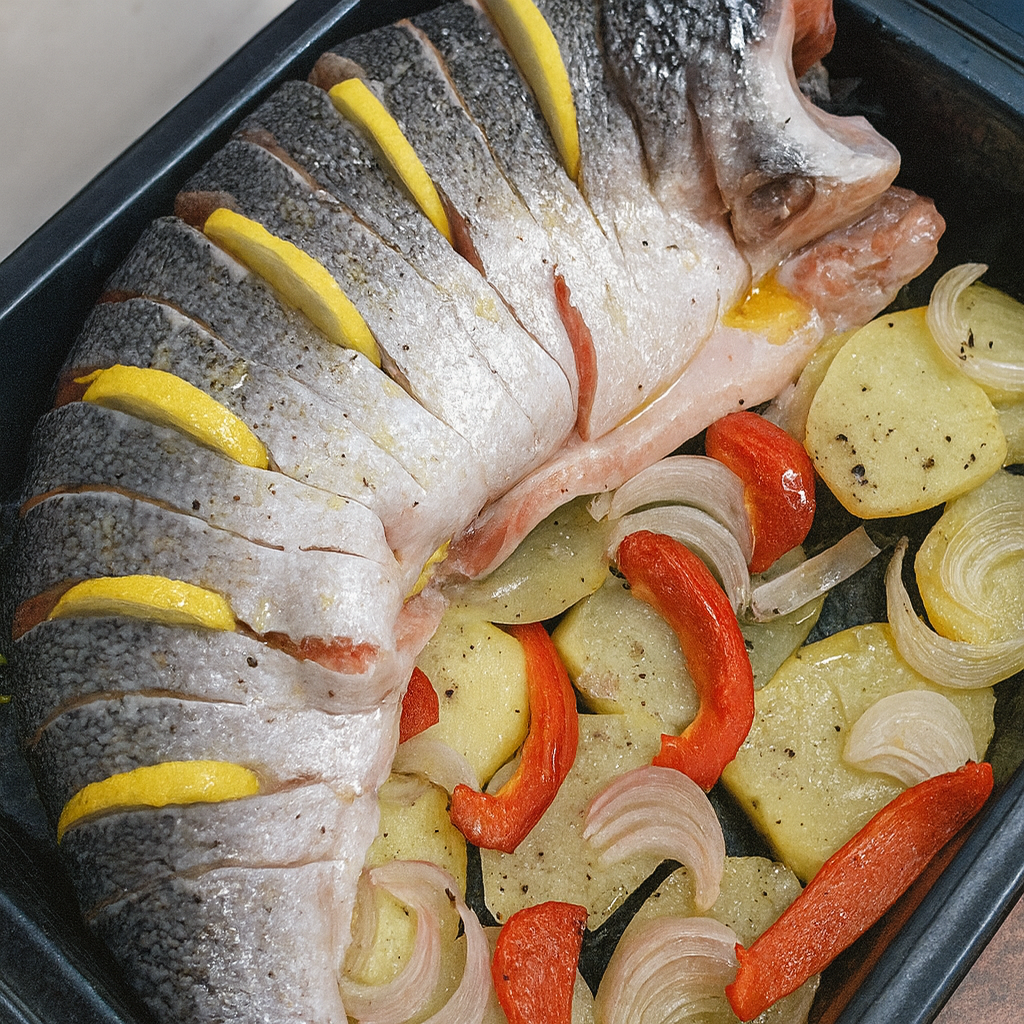 Salmón al horno