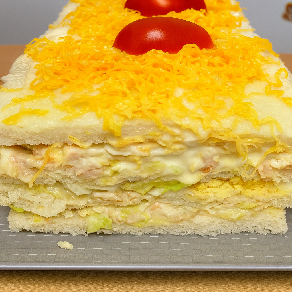 Pastel vegetal de pollo