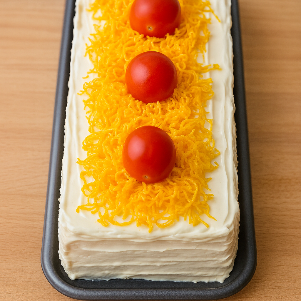 Pastel vegetal de pollo