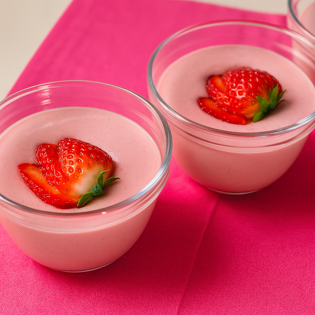 Natillas de fresa (Thermochef)